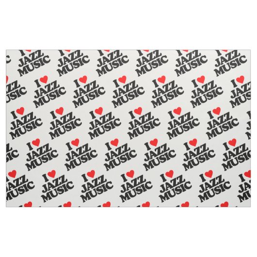 I LIEBE-JAZZ-MUSIK STOFF (Fat Quarter (45,7 x 55,9 cm))