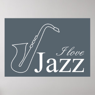 I Liebe Jazz Poster