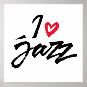 I Liebe Jazz Poster