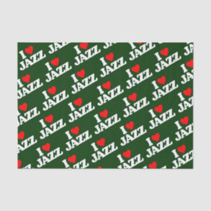 I LIEBE-JAZZ SEIDENPAPIER