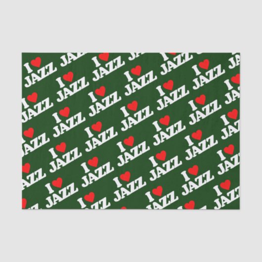 I LIEBE-JAZZ SEIDENPAPIER (Vorderseite)