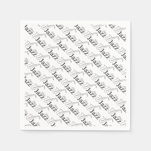 I Liebe Jazz Serviette (Vorderseite)
