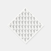 I Liebe Jazz Serviette (Ecke)