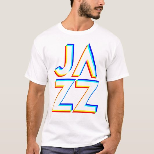 I Liebe Jazz T-Shirt (Vorderseite)