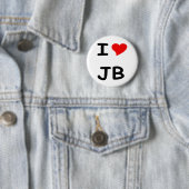 I Liebe JB Button (Beispiel)