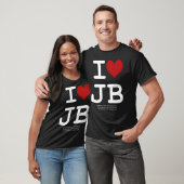 I Liebe JB (Schwarzes) T - Shirt (Unisex)