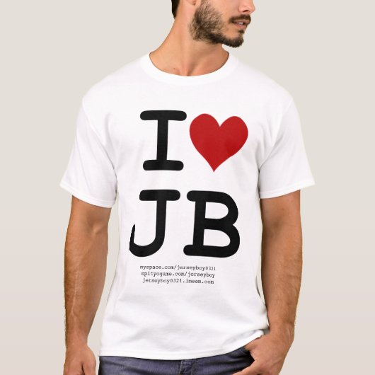 I Liebe JB T - Shirt (Vorderseite)