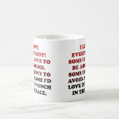 I Liebe jeder lustige Tasse oder Reise-Tasse (Mittel)