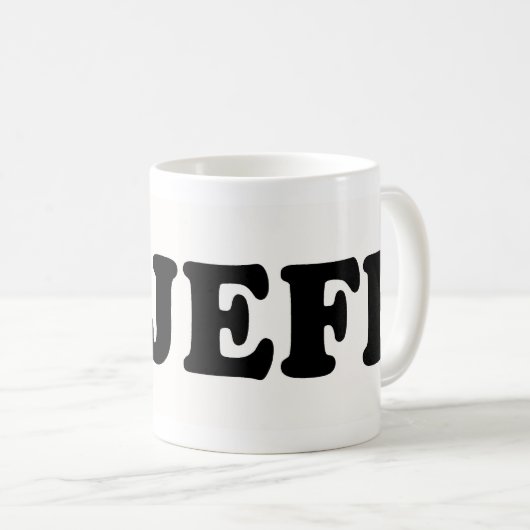 I LIEBE JEFF KAFFEETASSE (VorderseiteRechts)
