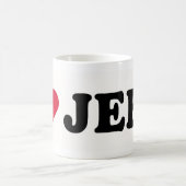 I LIEBE JEFF KAFFEETASSE (Mittel)
