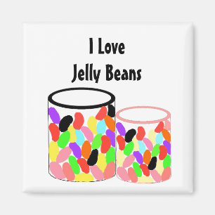 I Liebe Jelly Beans Magnet