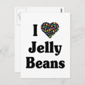I Liebe Jelly Beans Postkarte (Vorne/Hinten)