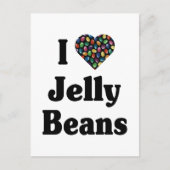 I Liebe Jelly Beans Postkarte (Vorderseite)