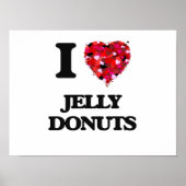 I Liebe Jelly Donuts Poster (Vorne)