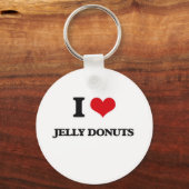 I Liebe Jelly Donuts Schlüsselanhänger (Vorderseite)