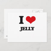 I Liebe Jelly Postkarte (Vorne/Hinten)