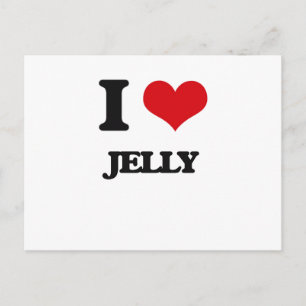 I Liebe Jelly Postkarte