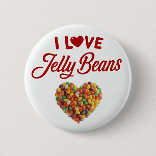 I Liebe Jellybeans Button