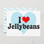I Liebe Jellybeans Postkarte (Vorne/Hinten)