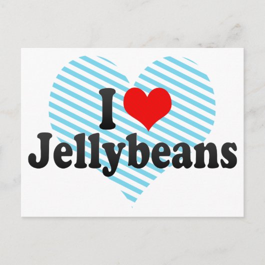 I Liebe Jellybeans Postkarte (Vorderseite)