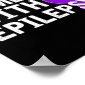 I Liebe Jemand - Epilepsie Bewusstsein Poster (Ecke)