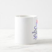 I Liebe jemand mit Aspergers Kaffeetasse (Mittel)