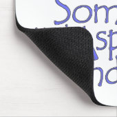 I Liebe jemand mit Aspergers Mousepad (Ecke)
