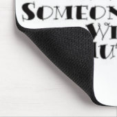 I Liebe jemand mit Autismus Mousepad (Ecke)