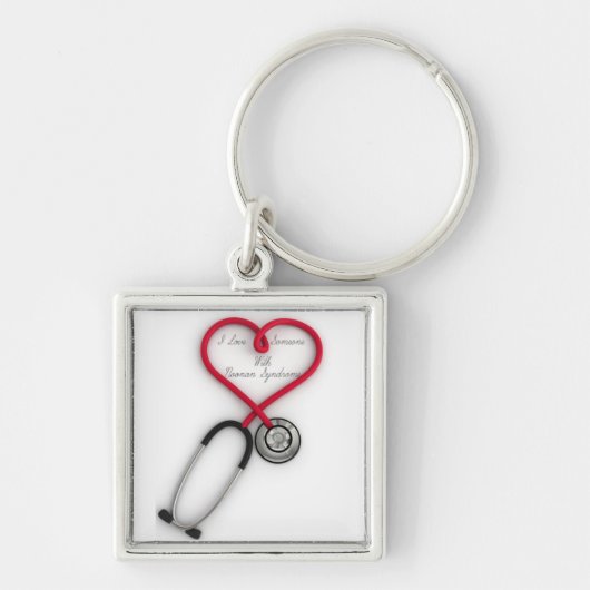 I Liebe jemand mit Noonan Schlüsselanhänger (Vorne)