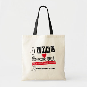 I Liebe jemand mit Retinoblastoma Tragetasche