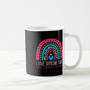 I Liebe Jemand selten Zebra Regenbogen - Seltene E Kaffeetasse
