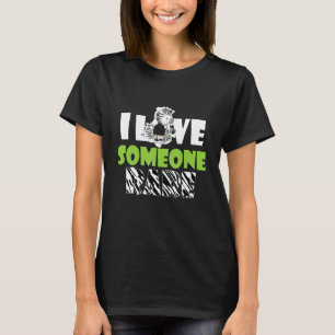 I Liebe Jemand Seltenes Zebra Seltene Erkrankung B T-Shirt