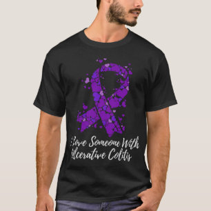I Liebe Jemand Ulzerative Colitis Bewusstsein T-Shirt