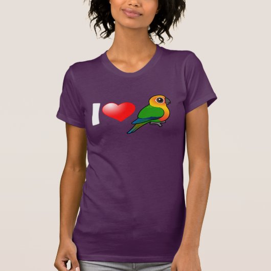 I Liebe Jenday Conures T-Shirt (Vorderseite)
