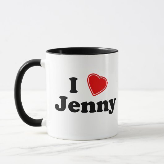 I Liebe Jenny Tasse (Links)