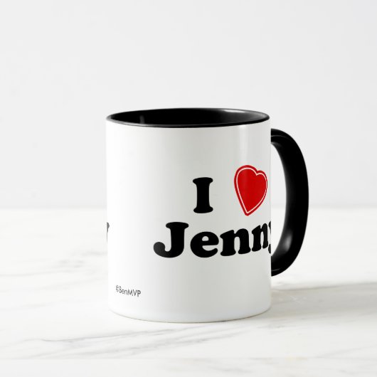 I Liebe Jenny Tasse (VorderseiteRechts)