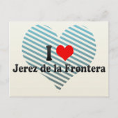 I Liebe Jerez de la Frontera, Spanien Postkarte (Vorderseite)