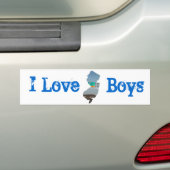 I Liebe Jerseyjungen Autoaufkleber (Auf Auto)