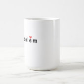I Liebe Jerusalem Israel Kaffeetasse (Mittel)