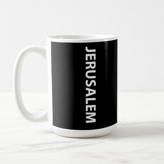 I Liebe Jerusalem Israel Kaffeetasse (Links)