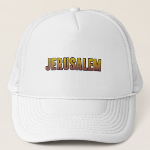 I Liebe Jerusalem Israel Truckerkappe