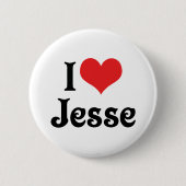 I Liebe Jesse Button (Vorderseite)