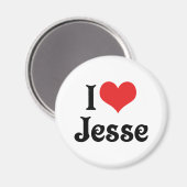 I Liebe Jesse Magnet (Vorderseite/Rückseite)