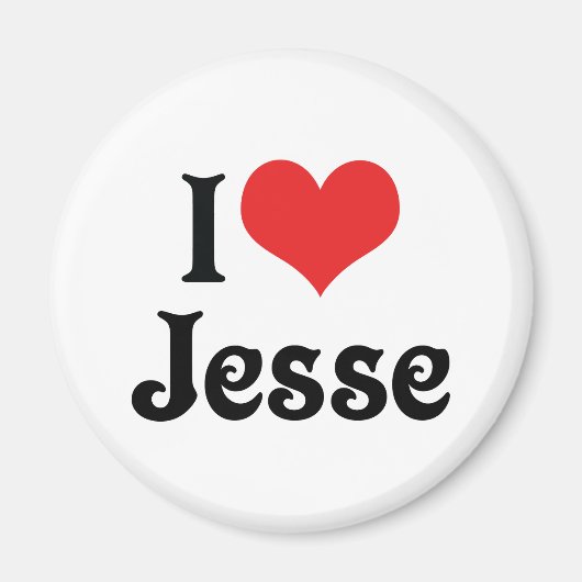I Liebe Jesse Magnet (Vorne)