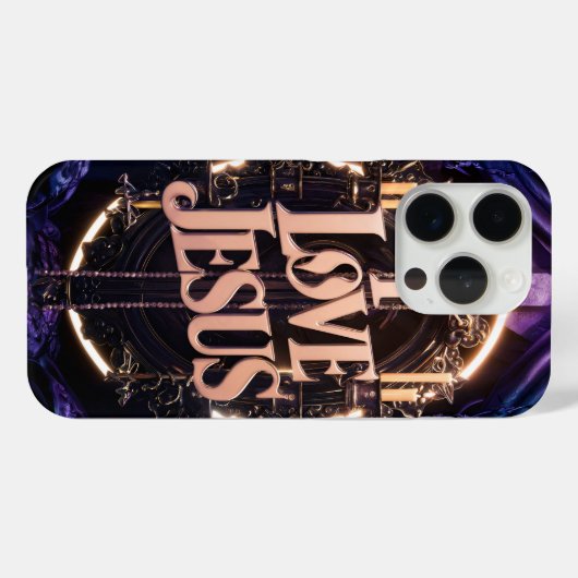 I Liebe Jesus #8 Case-Mate iPhone Hülle (Rückseite (Horizontal))