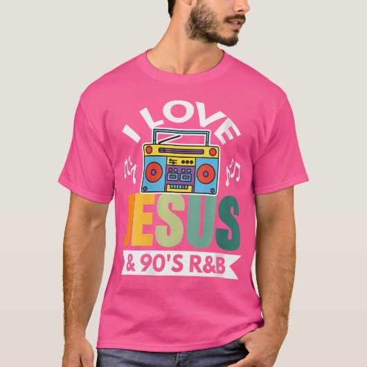 I Liebe Jesus 90's Rb T-Shirt (Vorderseite)