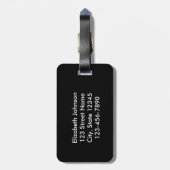 I Liebe Jesus [aber ich fluchen wenig] Gepäckanhänger (Rückseite vertikal)