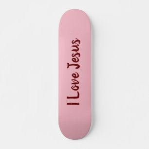 I Liebe Jesus Athletic Skateboard