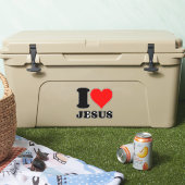 I LIEBE JESUS AUFKLEBER (Kühler)