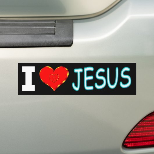 I Liebe Jesus Autoaufkleber (Auf Auto)